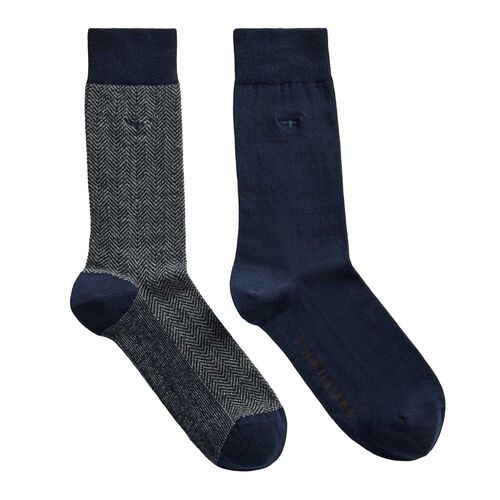 R.M. Williams Nelson Herringbone Sock 2 Pack